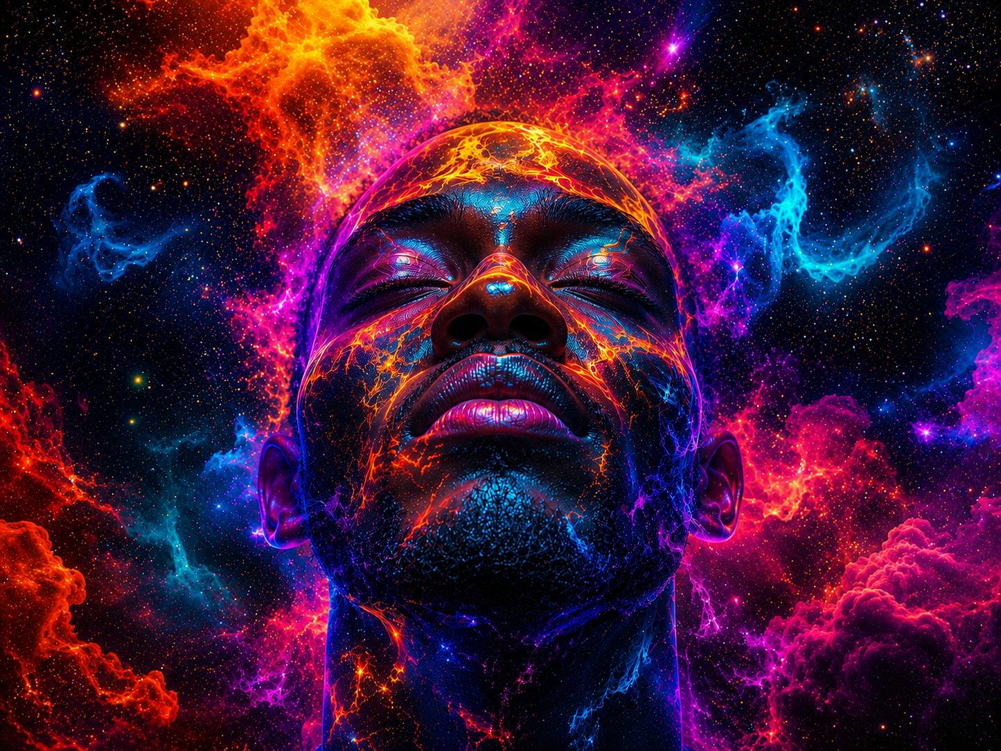 Celestial Ascension | Luxury ChromaLuxe® Metal Print | Gloss Finish