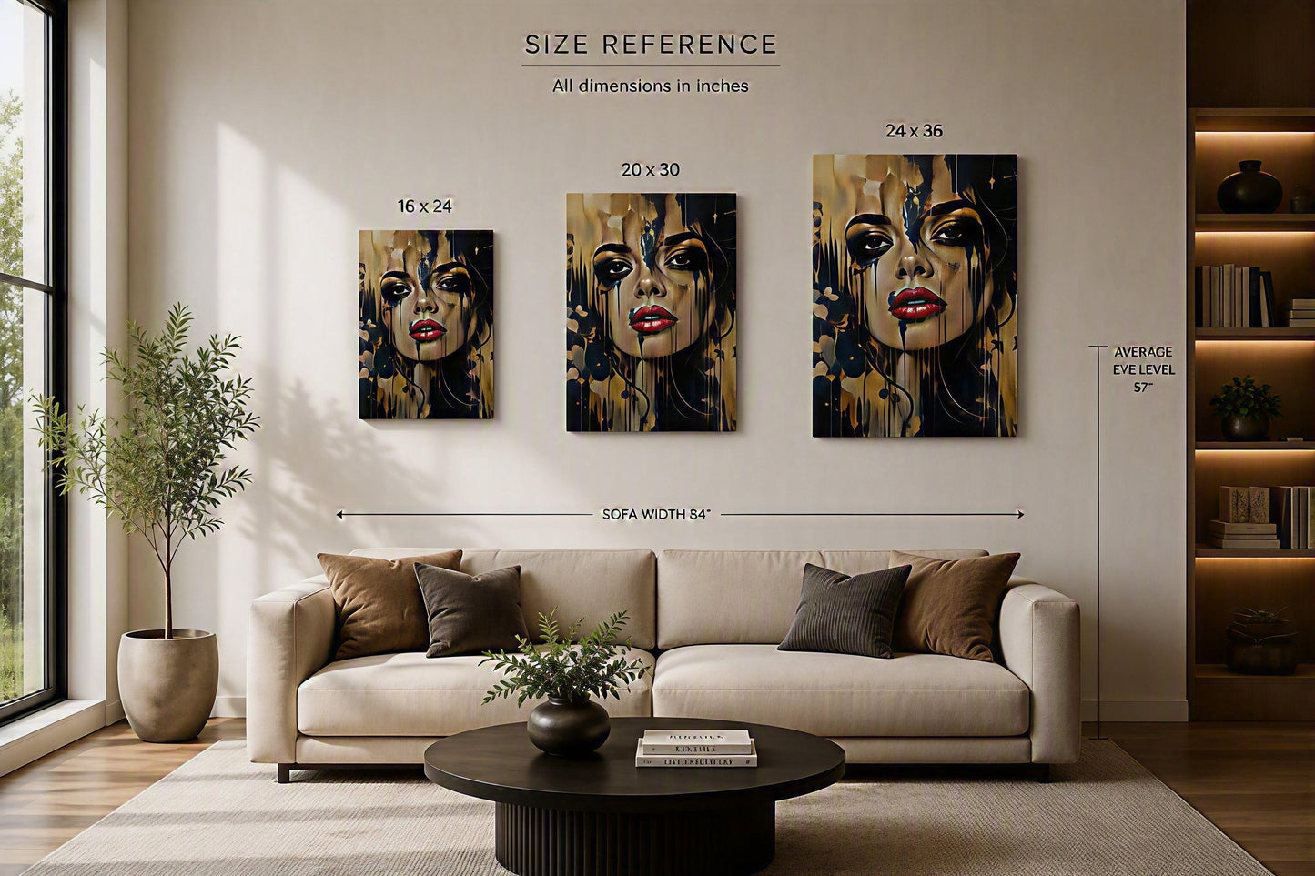 Golden Veil | ChromaLuxe® Aluminium Metal Print | Gloss Finish