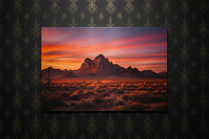 Lion — Close-Up | Museum-Grade Metal Print